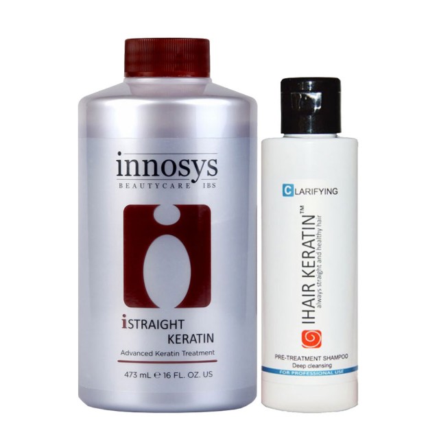 Moisturing Keratin Treatment  iStraight Advanced 473ml+free gift clarifying shampoo 100ml