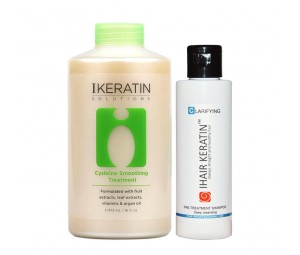 Istraight Keratin Cysteine 473ml + Clarifying shampoo 100ml