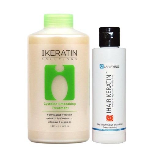 Istraight Keratin Cysteine 473ml + Clarifying shampoo 100ml