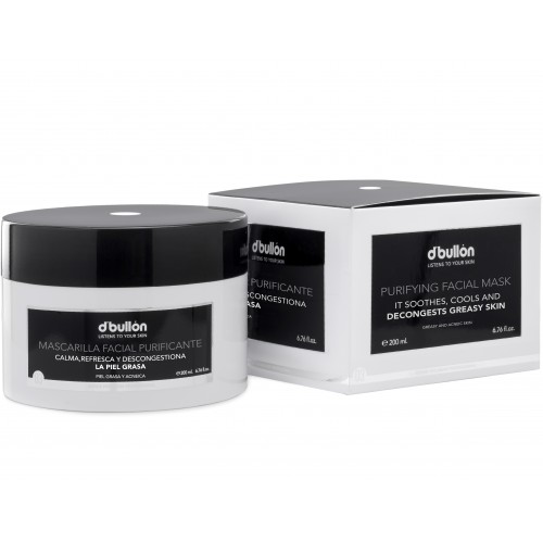 Purifying, Soothing and Decongesting Mask for Oily Skin D'Bullon 200 ML