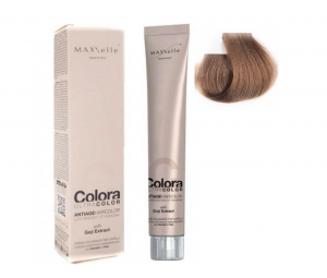 Chocolate light blonde Hair 8.7  - Colora Maxxelle with natural fruit of Goji 100 ML