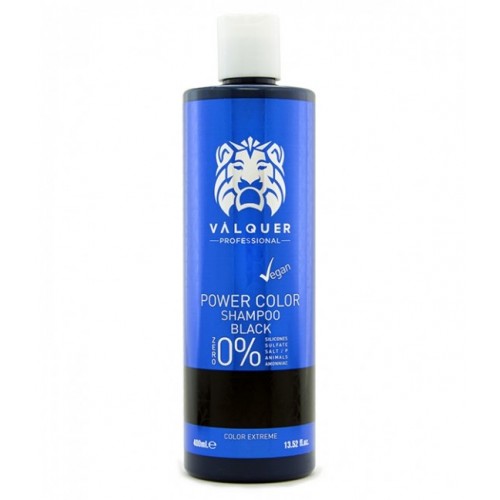 Power Color Black Shampoo - 400 Ml. Valquer