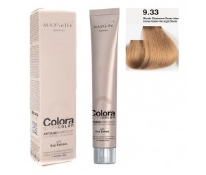 Very light gloden blond 9.33 Colora MaXXElle with natural fruit of Goji 100 ML