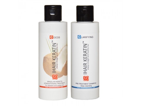 Keratin Treatment + Clarifying Shampoo Ihair Keratin Cocos 100ml