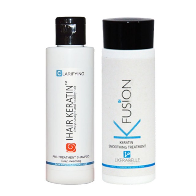 Kit keratin treatment K Fusion+cleansing shampoo L'Kerabelle 100ml