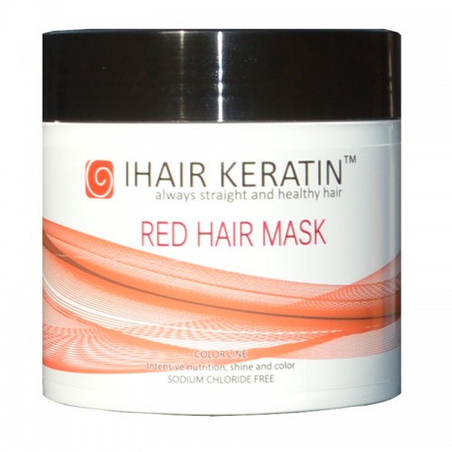 Red hair mask Ihair Keratin 500ml