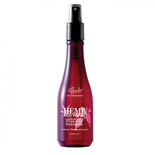 Liquid mousse styling spray Hemp & Wine Agadir 273ml