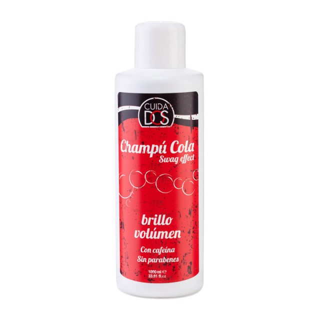 COLA Shampoo With Caffeine For Volume And Hair Loss  Valquer 1000ml
